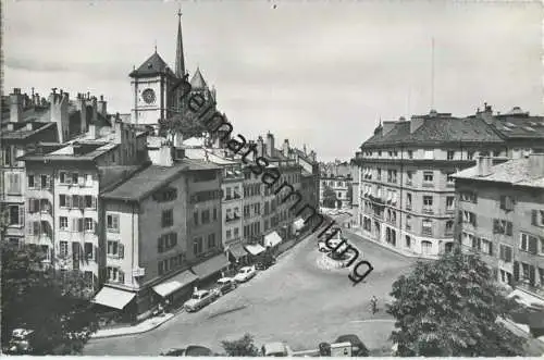 Genf Geneve - Place du Bourg-de-Four - Foto-AK - Edition Jaeger Geneve gel. 1961