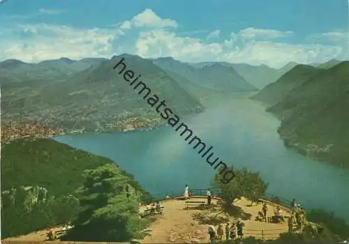 Lugano - Panorama dal S. Salvatore - Edizioni ARC-EN-CIEL Lugano - Rückseite beschrieben 1966