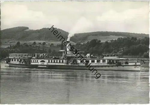 Fahrgastschiff Linz - Erste Donau-Dampfschiffahrts-Gesellschaft - Verlag Prof. Gustav Fenz Wien