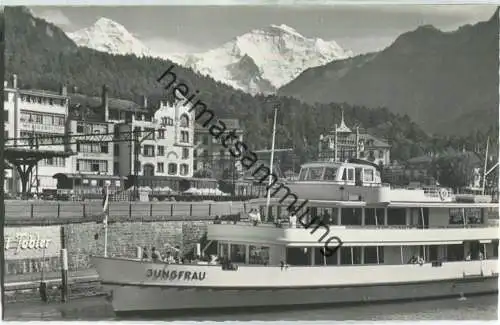 Interlaken - Schiffstation - M. S. Jungfrau - Verlag Walter Schild Interlaken