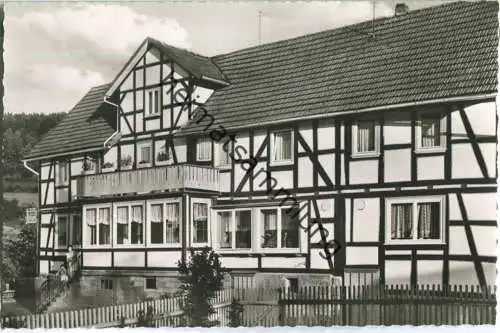 Appenfeld-Knüllwald - Gasthaus Trieschmann - Foto-Ansichtskarte - Verlag Eigenbrod Homberg 60er Jahre