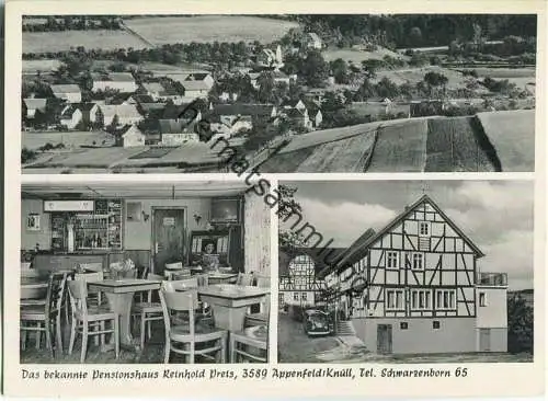 Appenfeld-Knüllwald - Pensionshaus Reinhold Preis - Verlag Eigenbrod Homberg 60er Jahre