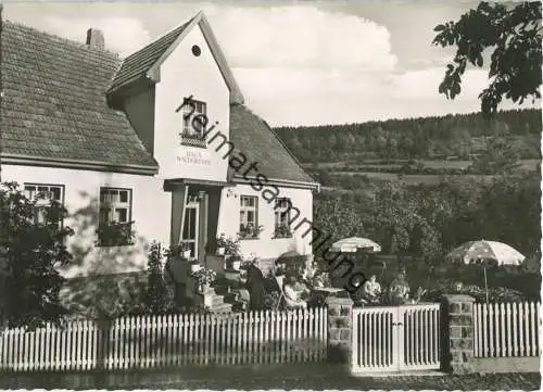 Appenfeld-Knüllwald - Pension Langenhagen - Haus Waldfrieden - Verlag Eigenbrod Homberg 60er Jahre - AK-Großformat