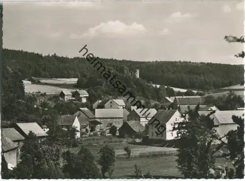 Wallenstein-Knüllwald - Panorama - Foto-Ansichtskarte - Verlag Eigenbrod Homberg 60er Jahre