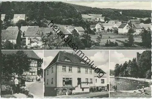 Wallenstein-Knüllwald - Foto-Ansichtskarte - Verlag Eigenbrod Homberg 60er Jahre