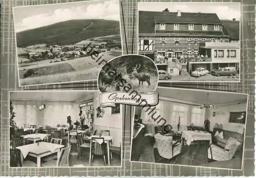 Grebenhagen - Schwarzenborn - Pension Heinrich Eckhardt - Verlag Eigenbrod Homberg 60er Jahre