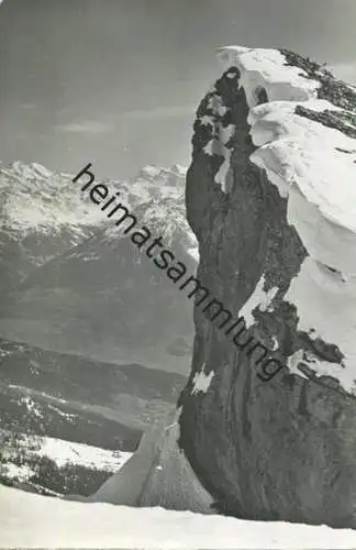 Leukerbad - Gemmipass - Foto-AK - Verlag Klopfenstein Adelboden gel. 1969