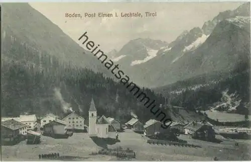 Boden - Post Elmen im Lechtal - Verlag Jos. Sonnweber Imst 1912