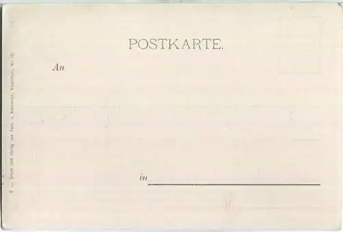 Pfandelscharte - Verlag Ferd. von Kleinmayr Klagenfurt ca. 1900