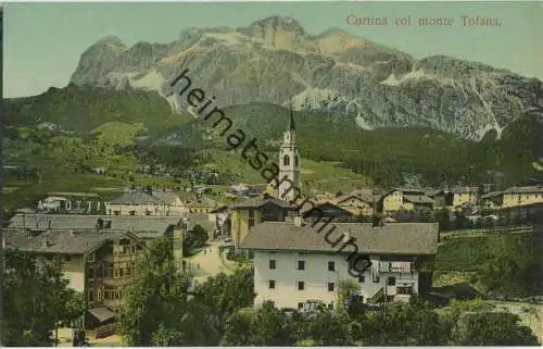 Cortina col monte Tofana - Verlag G. Ghedina fotograf.