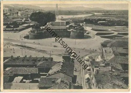 Casale Monferrato - Plazza Castello e fiume Po visto dalla Torre di S. Stefano - Foto Ottica Colombino