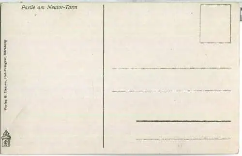 Nürnberg - Partie am Neutor-Turm - Verlag G. Harren Nürnberg