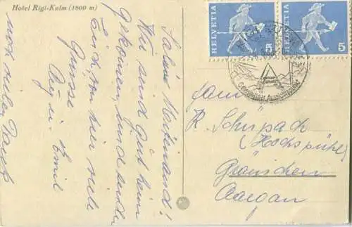 Hotel Rigi-Kulm - gel. 1963