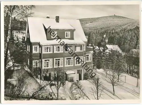 Braunlage - Haus Niedersachsen - Besitzer Schwester Anne-Marie Krökel - Foto-Ansichtskarte