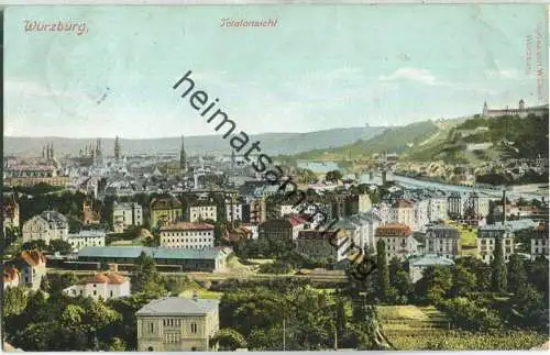 Würzburg - Totalansicht - Verlag W. Claus Würzburg