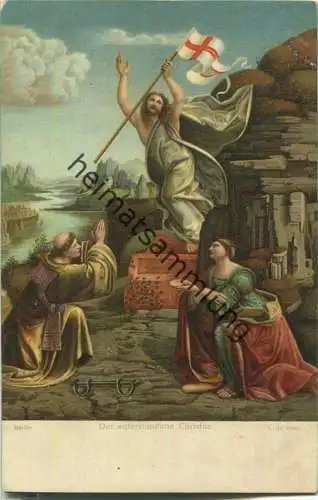 Der auferstandene Christus - Künstlerkarte Leonardo da Vinci - Verlag Stengel & Co. GmbH Dresden 29732