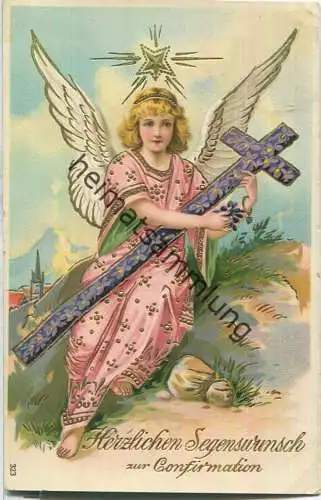 Herzliche Segenswünsche zur Confirmation - Prägedruck