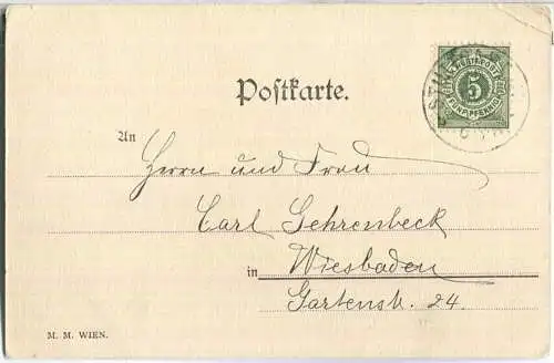 Schneemann - Verlag M. M. Wien