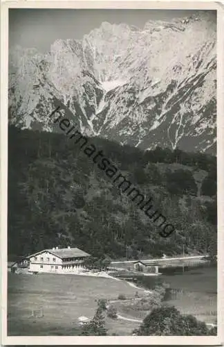 Ferchensee - Karwendel - Foto-Ansichtskarte - Verlag Foto-Wisberger Krün