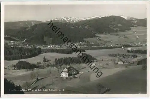 Hinterzarten - Foto-Ansichtskarte - Verlag Gebr. Metz Tübingen