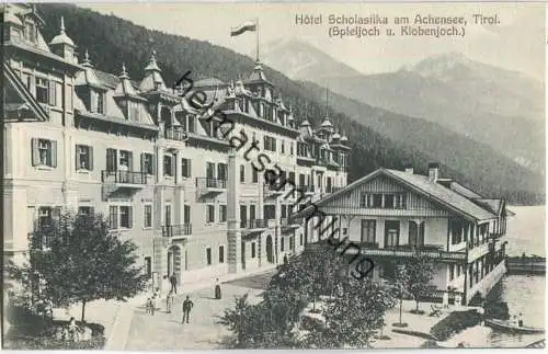 Hotel Scholastika - Achensee - AK ca. 1910 - Verlag Rob. Harth Achensee