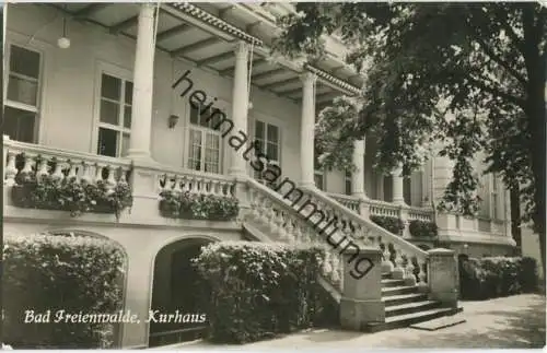 Bad Freienwalde - Kurhaus - Foto-Ansichtskarte 1960 - Verlag Sander KG Berlin