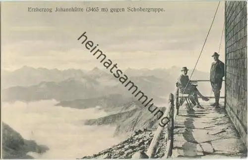 Erzherzog Johann Hütte - Schobergruppe - AK ca. 1910 - Verlag H. Schildknecht Wien