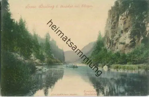 Karlsbad - Hans Heiling - handcoloriert - AK ca. 1900 - Verlag Brück & Sohn Meissen