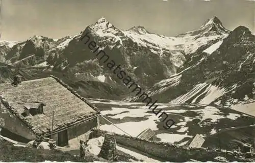 Berghotel Faulhorn - Foto-AK - Verlag H. Steinhauer Interlaken 40er Jahre