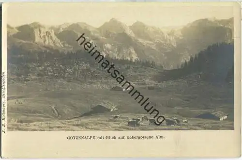 Gotzenalpe - Uebergossene Alm - AK ca. 1900 - Verlag J. B. Rottmayer Berchtesgaden