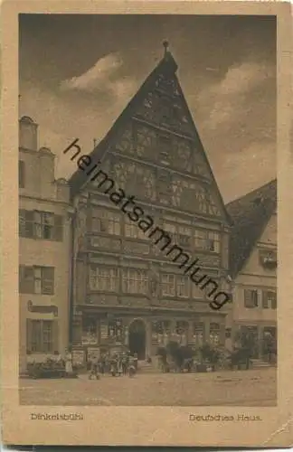 Dinkelsbühl - Deutsches Haus - Verlag Wilh. Breitinger Dinkelsbühl