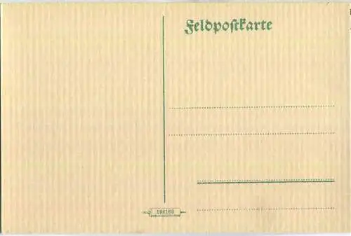Brimont - Kirche - Feldpostkarte - signiert Schittenhelm 1915