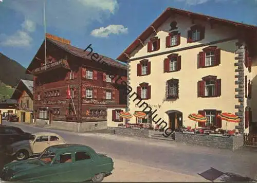 Sedrun - Hotel Oberalp - AK Grossformat - Verlag Brügger Meiringen gel. 1963