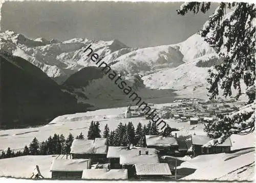 Sedrun - Burgnei gegen Oberalp - Foto-AK Grossformat - Verlg L. Berther Sedrun - gel. 1955