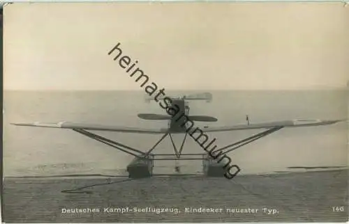 Deutsches Kampf-Seeflugzeug - Foto-Ansichtskarte ca. 1915
