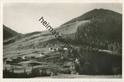 Surrheim mit Canadal bei Sedrun - Foto-AK - Verlag Berther Vigeli gel. 1961