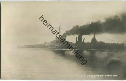 Seydlitz nach der Skagerrakschlacht - Foto-Ansichtskarte - Verlag F. Finke Wilhelmshaven