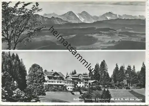 Kurhaus Moosegg - Besitzer Fr. Schmalz - Foto-AK Grossformat - Verlag Globetrotter Luzern