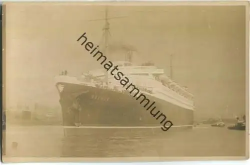 Passagierschiff Bremen - Foto-Ansichtskarte - ohne Verlagsangabe