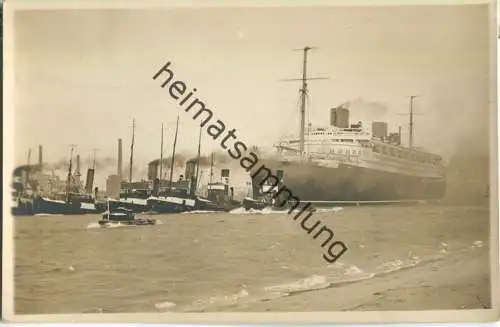 Passagierschiff Bremen - Foto-Ansichtskarte - ohne Verlagsangabe
