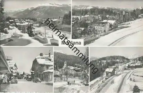 Montana - Foto-AK - Verlag Photoglob-Wehrli Zürich gel. 1963