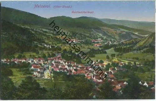 Metzeral - Reichsackerkopf - Verlag Emil Hartmann Strassburg