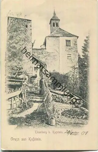 Kufstein - Thierberg - Verlag Moch & Stern München - AK ca. 1900