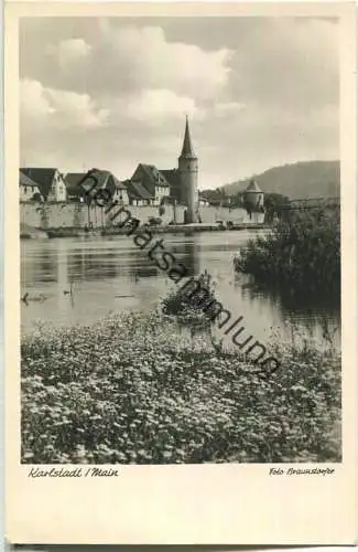 Karlstadt - Gesamtansicht - Foto-Ansichtskarte - Verlag Braunstorfer Karlstadt