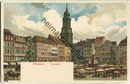 Dresden - Altmarkt - Eberstein - Möbelhalle - ohne Verlagsangabe ca. 1900