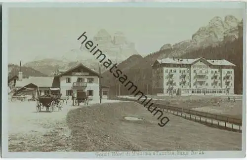 Misurina - Albergo dei Touristi - Grand Hotel - Foto-Ansichtskarte ca. 1910