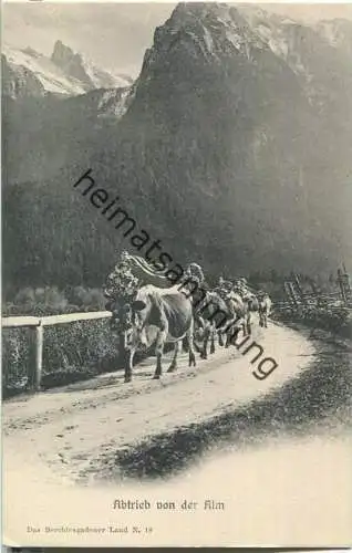 Abtrieb von der Alm - Verlag Karl Ermisch Berchtesgaden