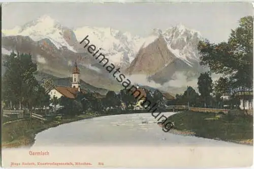 Garmisch - Verlag Hugo Radeck München ca. 1900