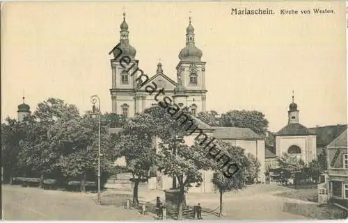 Bohosudov - Mariaschein - Kirche von Westen