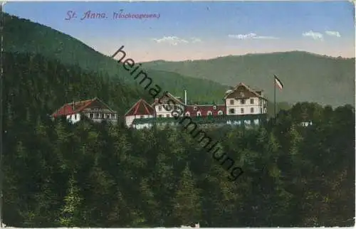 St. Anna - Hochvogesen - Verlag Emil Hartmann Strassburg - Feldpost
